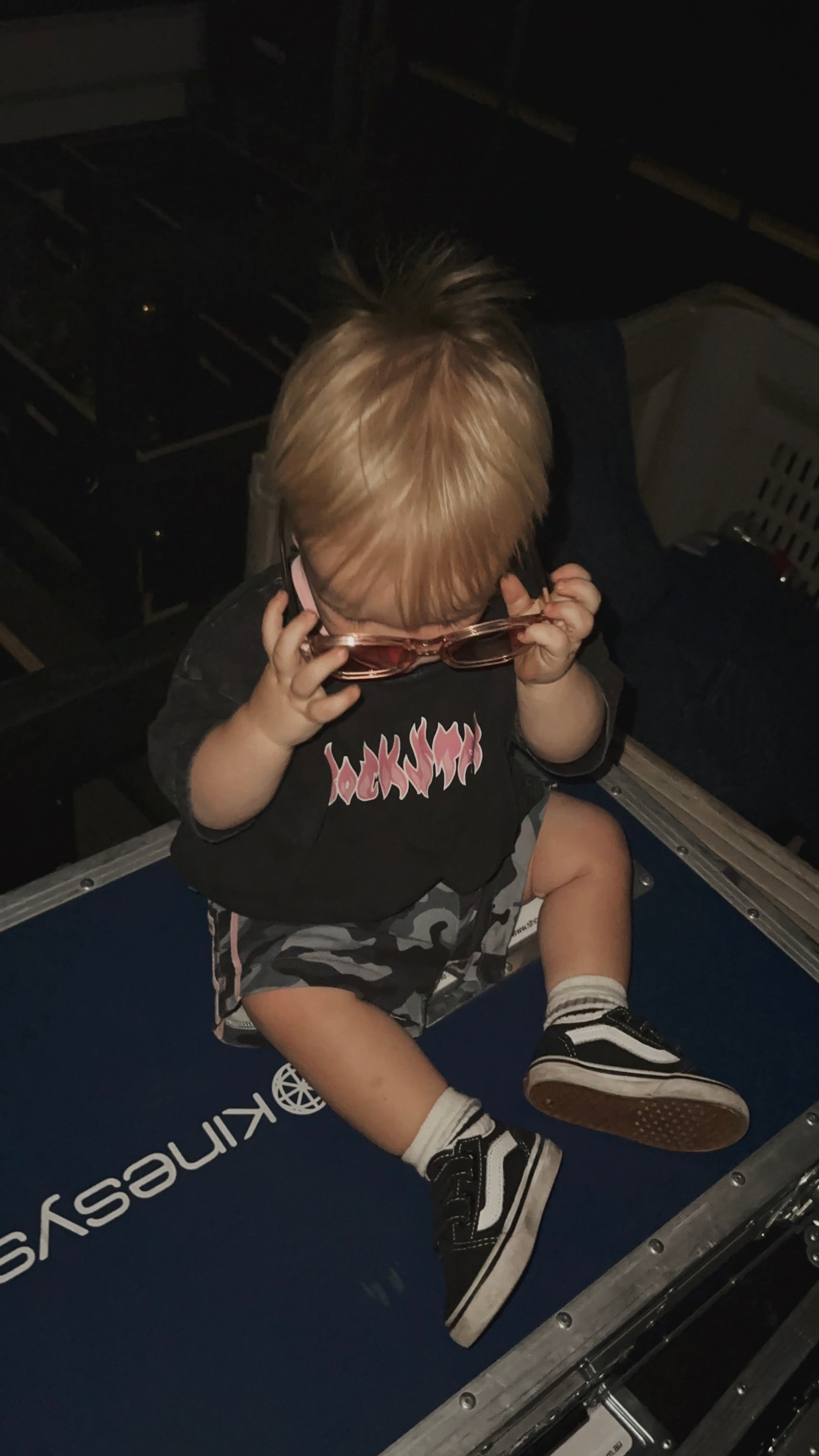 Little riot camo shorts.