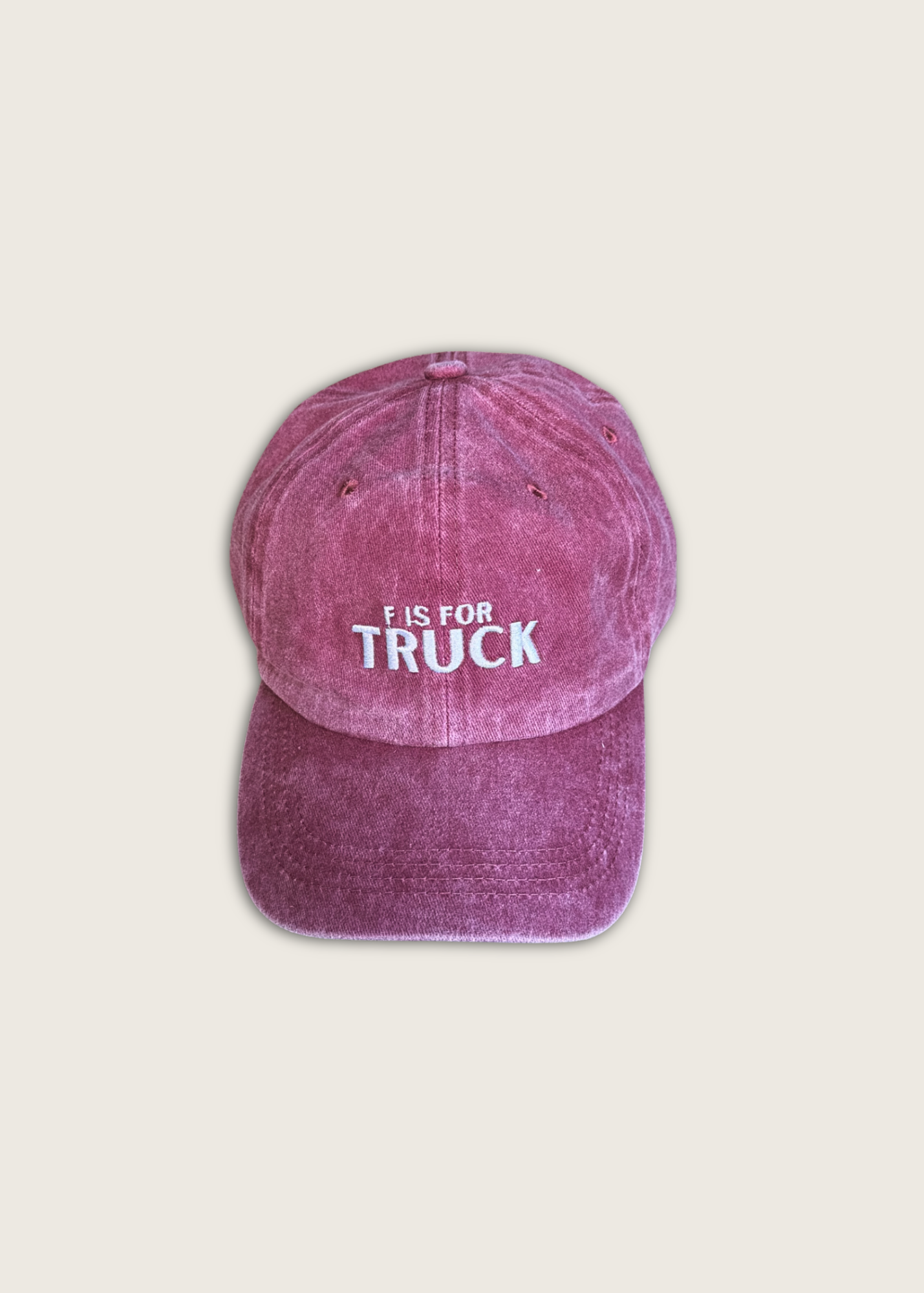 F is for Truck cap.
