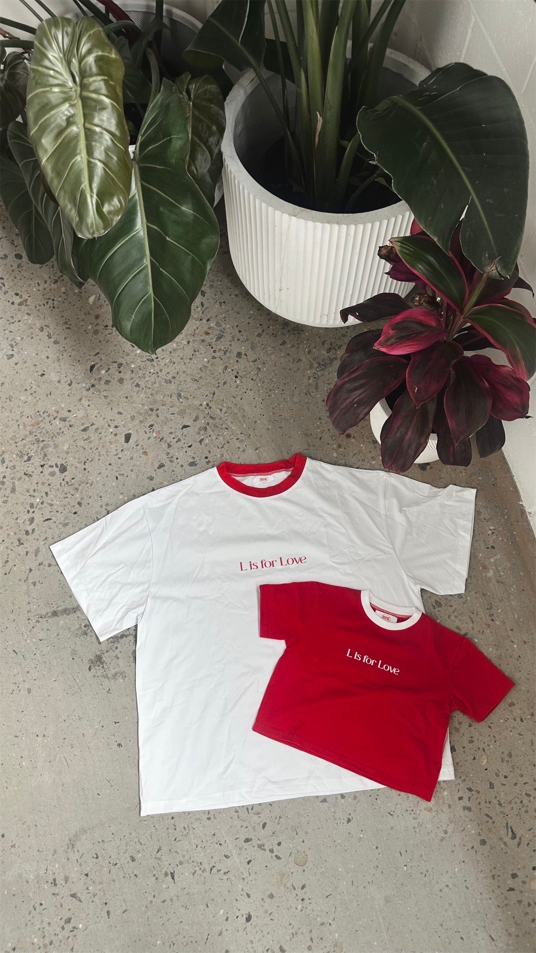 L is for Love tee.