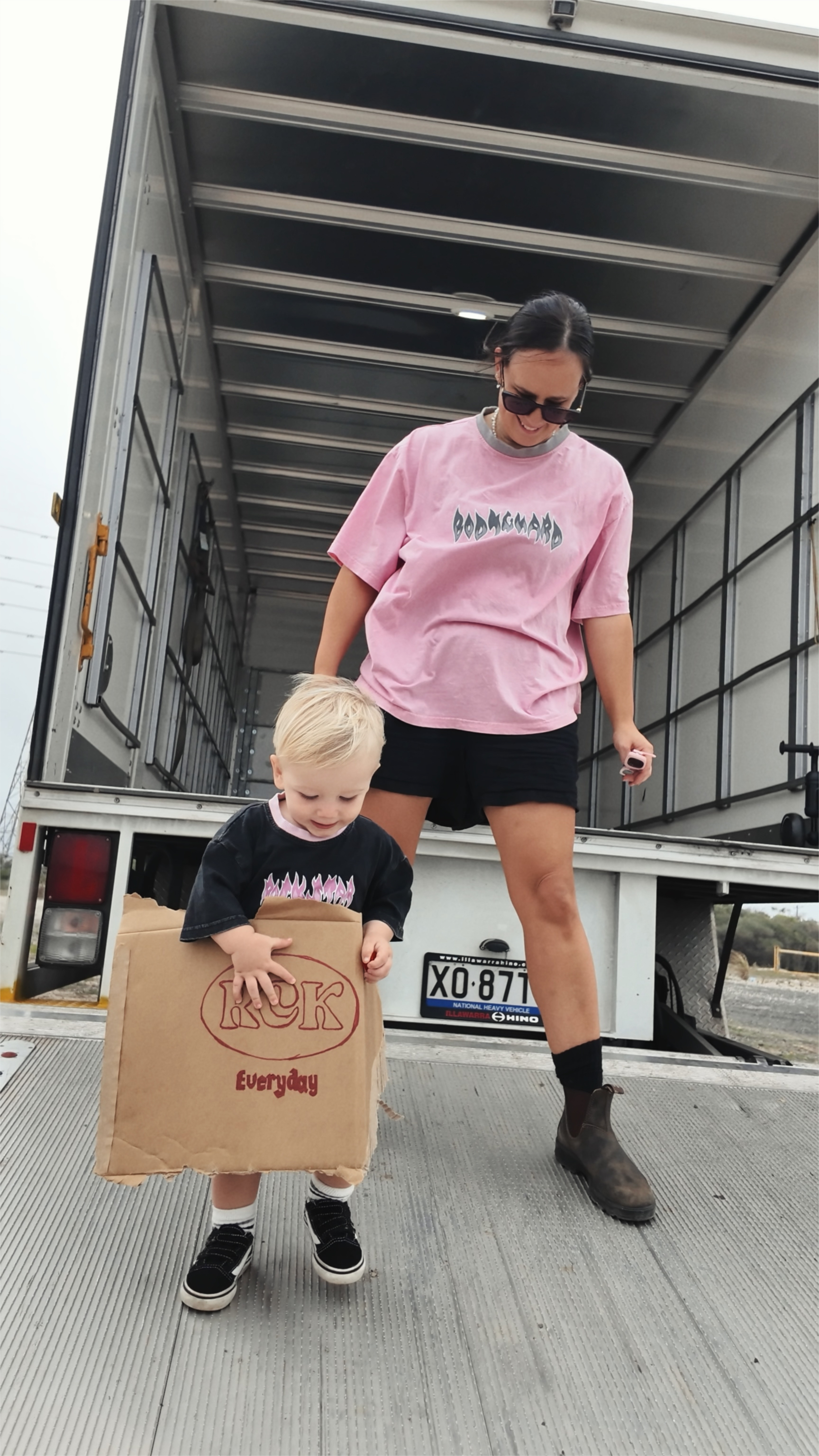 Unisex Bodyguard tee.